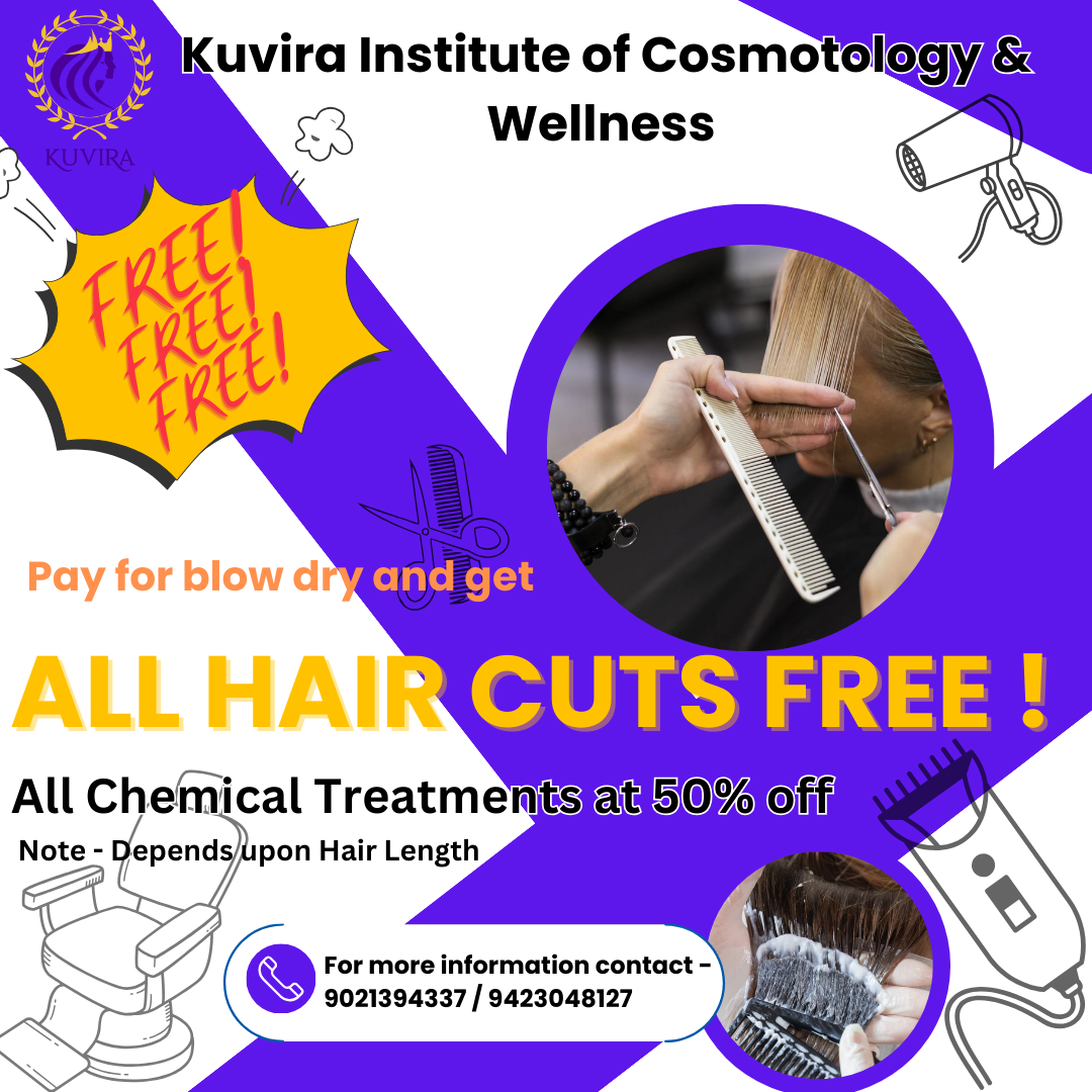 Kuvira Institute of Cosmetology & Wellness | Free Free Free All hair Cuts