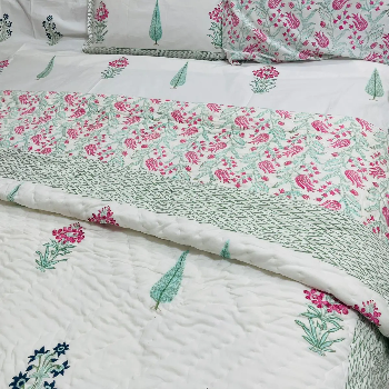 Jaipuri Razai/ quilt | Bedsheet Manufacturer In Sanganer Jaipur - NEHA CREATION | Shop No 1 Ganesham Plaza Sanga Setu Bridge Near Hanuman Temple Sanganer Rajasthan 302029, India