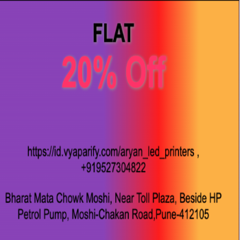 20% Off | ARYAN LED BOARD | Bharat Mata Chowk Moshi, Near Toll Plaza, Beside HP Petrol Pump, Moshi-Chakan Road,Pune-412105