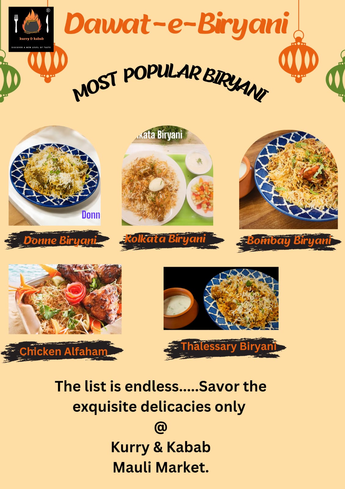 KURRY & KABAB | BIRYANI FESTIVAL