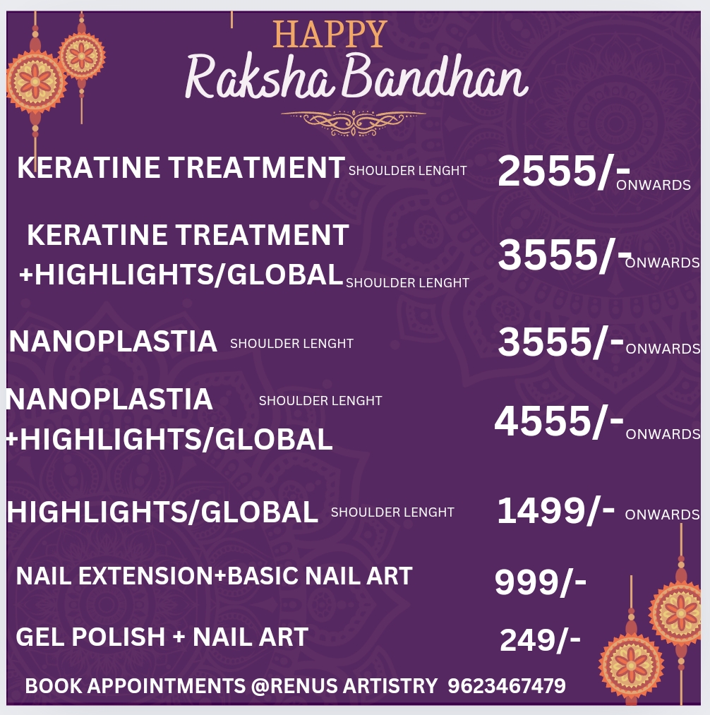 Rakshabandhan offers | Renu's Artistry | Yashasri Building A Wing, Khandoba Mandir Ext, Shatrunjay Nagar, Kondhwa Budruk, Pune, Maharashtra 411046, India