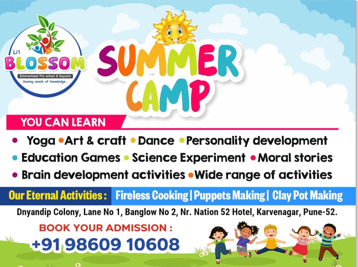 Summer Camp | LIL BLOSSOM INTERNATIONAL PRE SCHOOL & DAY CARE | Dnyandip Colony Lane 1, Bunglow 2, Karvenagar